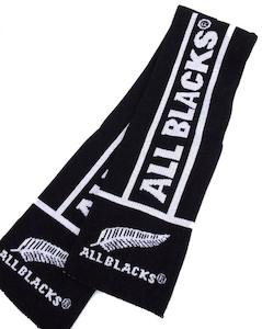 Internet only: All Blacks Rugby Kids to Adults Jacquard Scarf