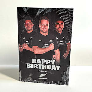 Internet only: Cane Ioane Lienert-Brown All Blacks Rugby Birthday Card