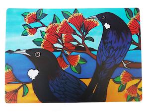 Set of 4 Colourful NZ Birds Placemats