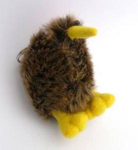 Internet only: Cute Plush Kiwi Keyring