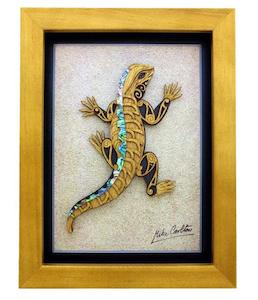 Tuatara Framed Wall Art