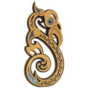 Internet only: Wooden Hanging Maori Manaia Wall Art