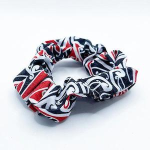 Maori Koru Design Hair Scrunchie