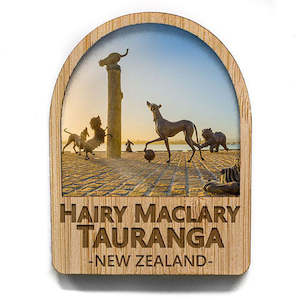 Internet only: Hairy Maclary Tauranga Monument Fridge Magnet