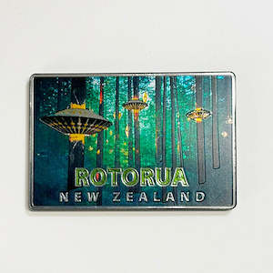 Internet only: Rotorua NZ Treewalks Redwoods Forest Fridge Magnet