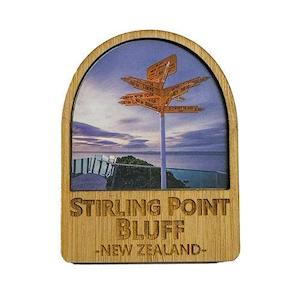 Internet only: Stirling Point Bluff NZ Fridge Magnet