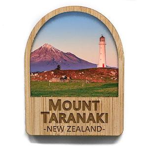 Internet only: Mt Taranaki and Farmland NZ Fridge Magnet