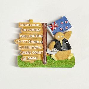 NZ Kiwi Bird Tourist Road Signs Fridge Magnet