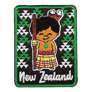 Cute Maori Boy New Zealand Iron On Patch