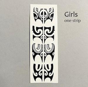 Internet only: Girls and Womens Chin Moko Temporary Tattoos