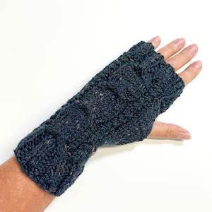 Internet only: Cosy Handknitted Wool Wrist Warmers