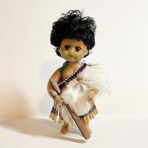 17cm Souvenir Maori Male Doll