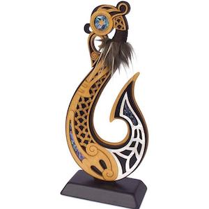 Internet only: Maori Fish Hook Trophy or Ornament