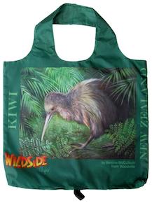 Internet only: Wildside Beaut Shopping Bag - Kiwi