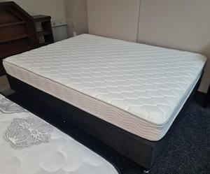 Queen Bed Base & Mattress - Zone