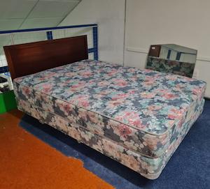 Double Bed Base, Mattress & Headboard- Country Comfort - Zone