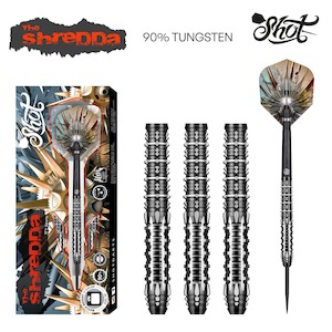 Gnarly Shredda Steel Tip Dart Set-90% Tungsten Barrels