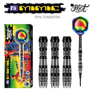 AI Mimic Soft Tip Dart Set-90% Tungsten Barrels