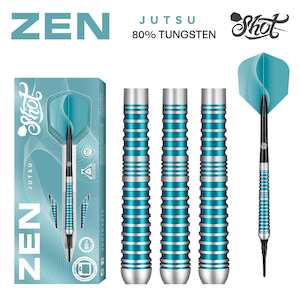 Zen Jutsu 2.0 Soft Tip Dart Set-80% Tungsten Barrels