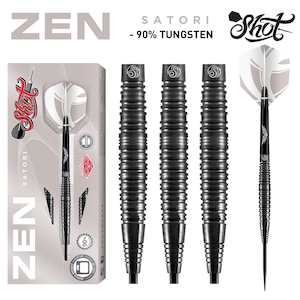 Zen Satori Steel Tip Dart Set-90% Tungsten Barrels