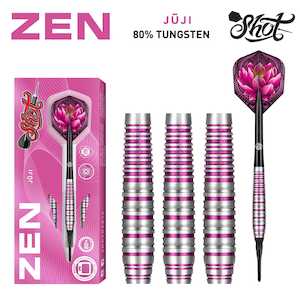 Zen Juji Soft Tip Dart Set-80% Tungsten Barrels