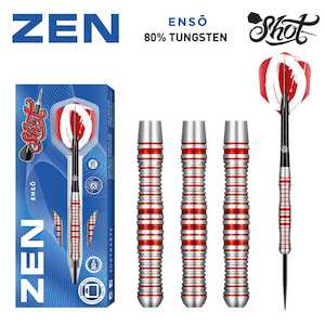 Zen Enso Steel Tip Dart Set-80% Tungsten Barrels