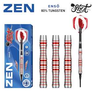 Zen Enso Soft Tip Dart Set-80% Tungsten Barrels