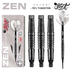 Zen Satori Soft Tip Dart Set-90% Tungsten Barrels