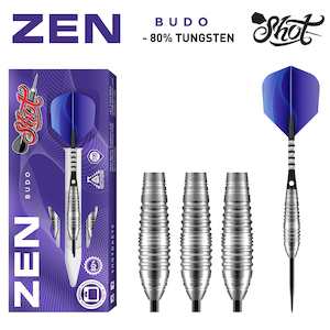 Zen Budo Steel Tip Dart Set-80%-Tungsten Barrels