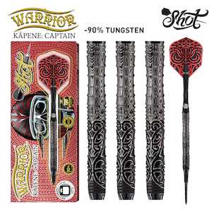 Warrior Kapene Soft Tip Dart Set-90% Tungsten Barrels