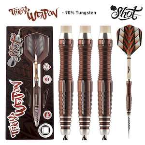 Tribal Weapon 1 Series Steel Tip Dart Set-90% Tungsten Barrels