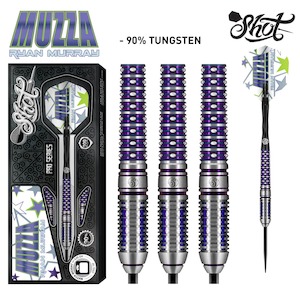 Shot Pro Series-Ryan Murray-Steel Tip Dart Set-Tungsten Barrels