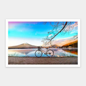 Bicycle Trip Collection - Bicycle by the Serene Lake - 1000 Piece Jigsaw Puzzle