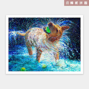 Shaking Yellow Lab - 1200 Piece Jigsaw Puzzle