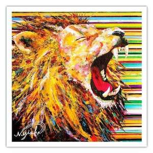 Showpiece 1600 Piece Square Puzzle: Lion Gart - 1600 Piece Jigsaw Puzzle