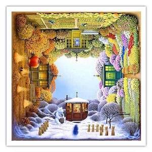 Showpiece 1600 Piece Square Puzzle: Four Seasons - 1600 Piece Jigsaw Puzzle