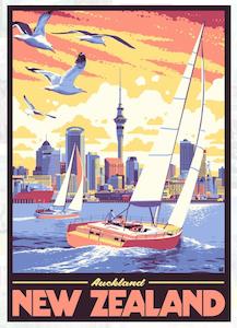 Auckland, New Zealand - 1200 Piece Jigsaw Puzzle