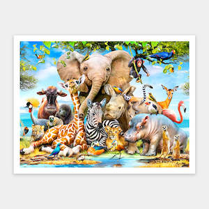 Featured Puzzles: Africa Smile - 1200 Piece Jigsaw Puzzle