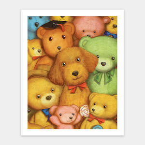 Poodle and Teddy Bears - 500 Piece Jigsaw Puzzle