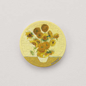 Sunflowers, 1888 - 16pcs Jigsaw Puzzle Magnet