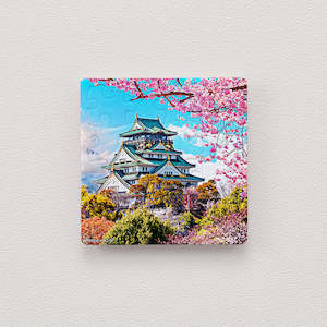 Osaka Castle - 16pcs Jigsaw Puzzle Magnet