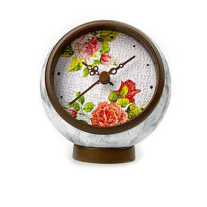 Puzzle Clocks: Fragrant Flowers and Singing Birds - 3D Puzzle Clock Jigsaw Puzzle