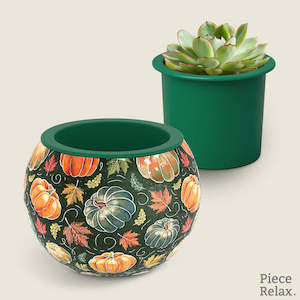 Hello Pumpkin Season - Flower Pot Jigsaw Puzzle