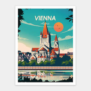 World Travel - Vienna - 1200 Piece Jigsaw Puzzle