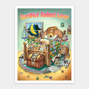 Certified Animal Lover - 1200 Piece Jigsaw Puzzle