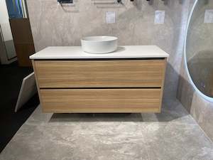 Abode Vanity Stone Top 1200mm Eucalyptus Timberland