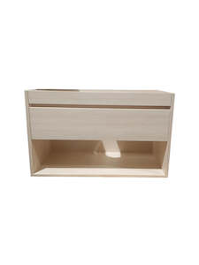 Vanity - 1 Drawer No Top 1 Shelf Melamine