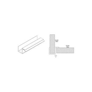 Frameless Shower Door Side Seals For 8-10mm Glass