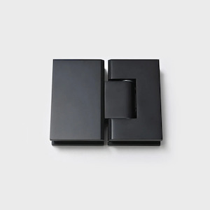 Abode Shower Hinges 135 Degree Matte Black