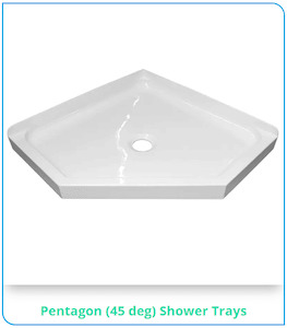 Angle Acrylic Shower Tray